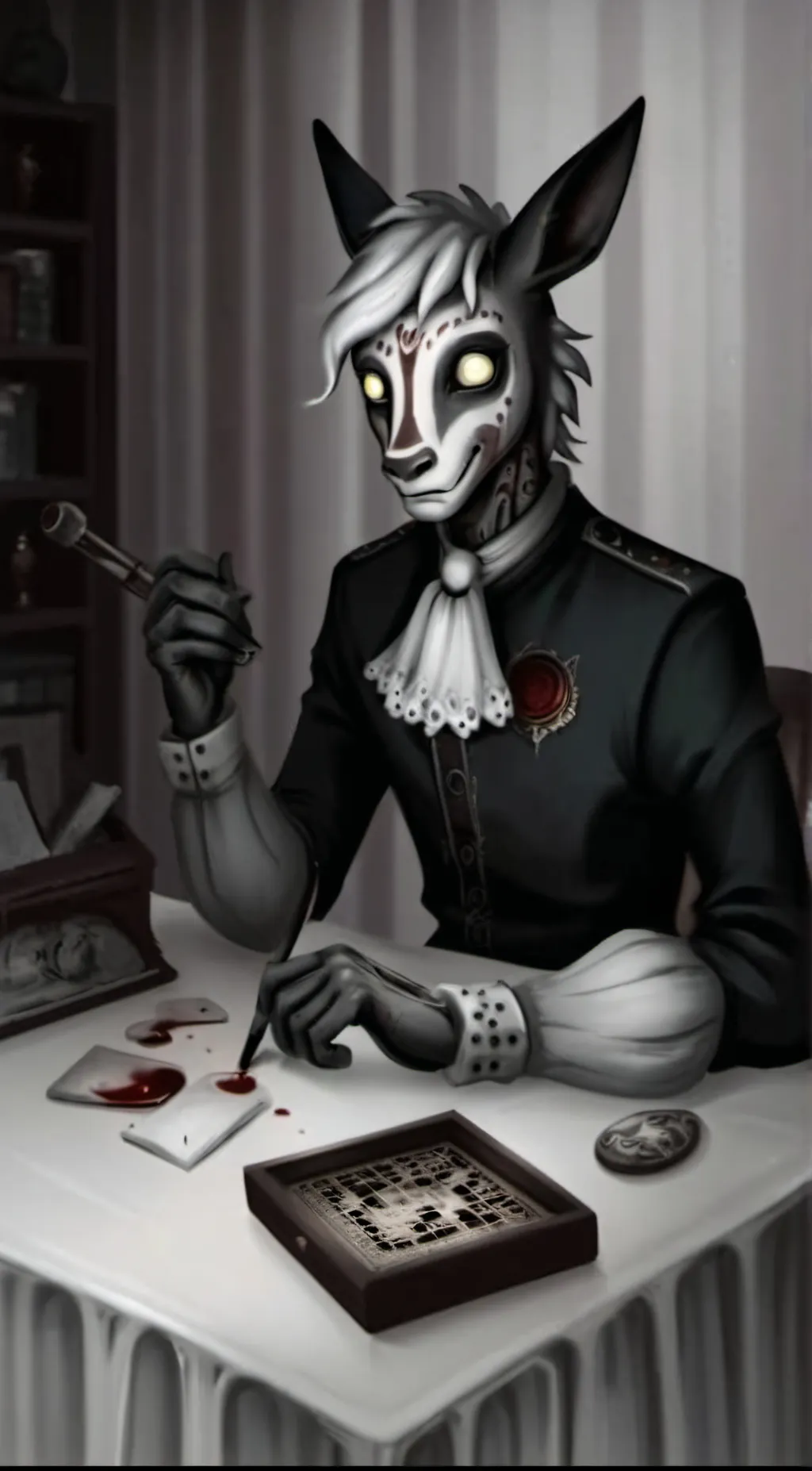 ai character: Mlp infection au background