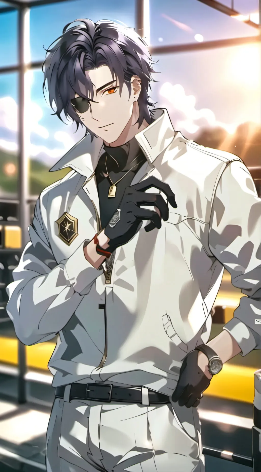 ai character: Dylan (Agent Blue) background