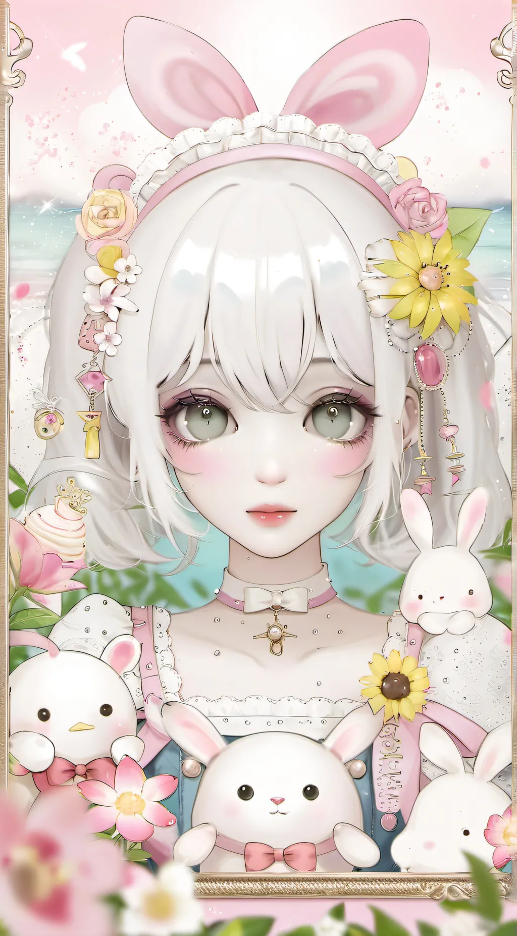 ai character: かわいいMae💜 background