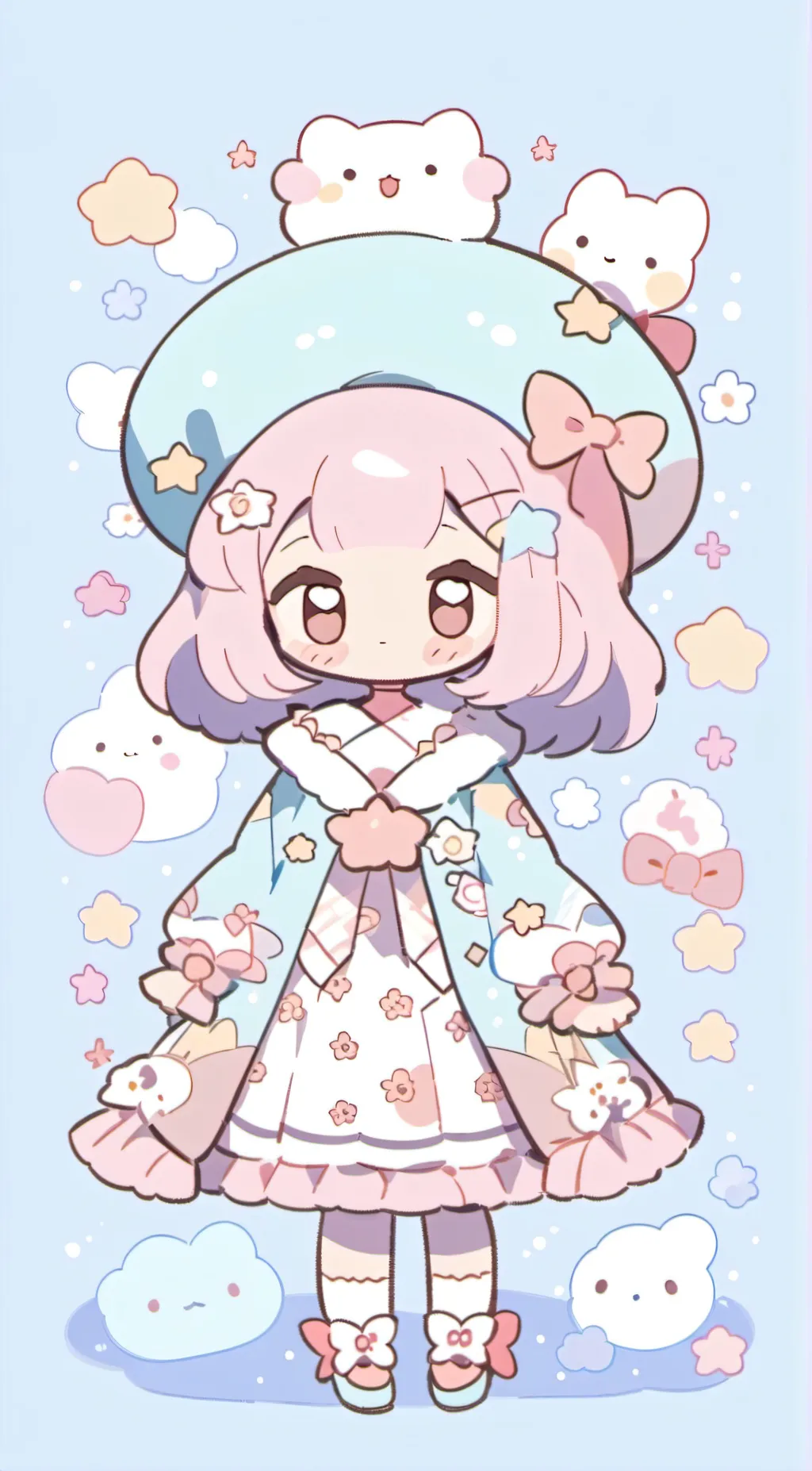 ai character: Melody background