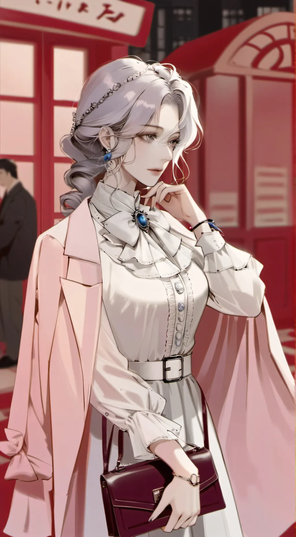 ai character: ☆Evelyn☆ background