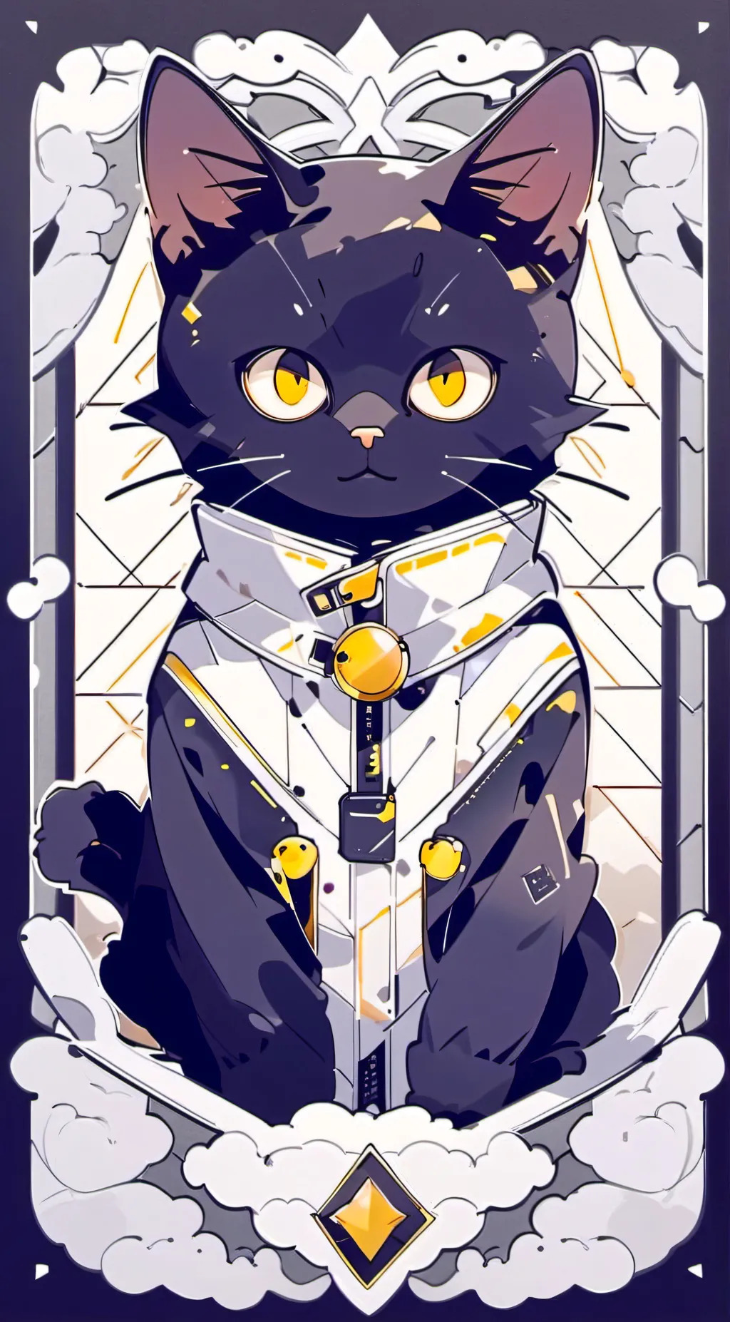 ai character: Cat background