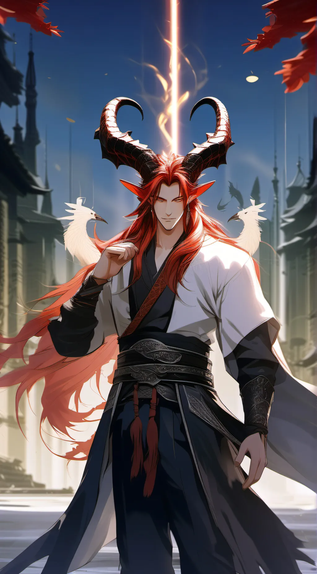 ai character: October (Otto) background