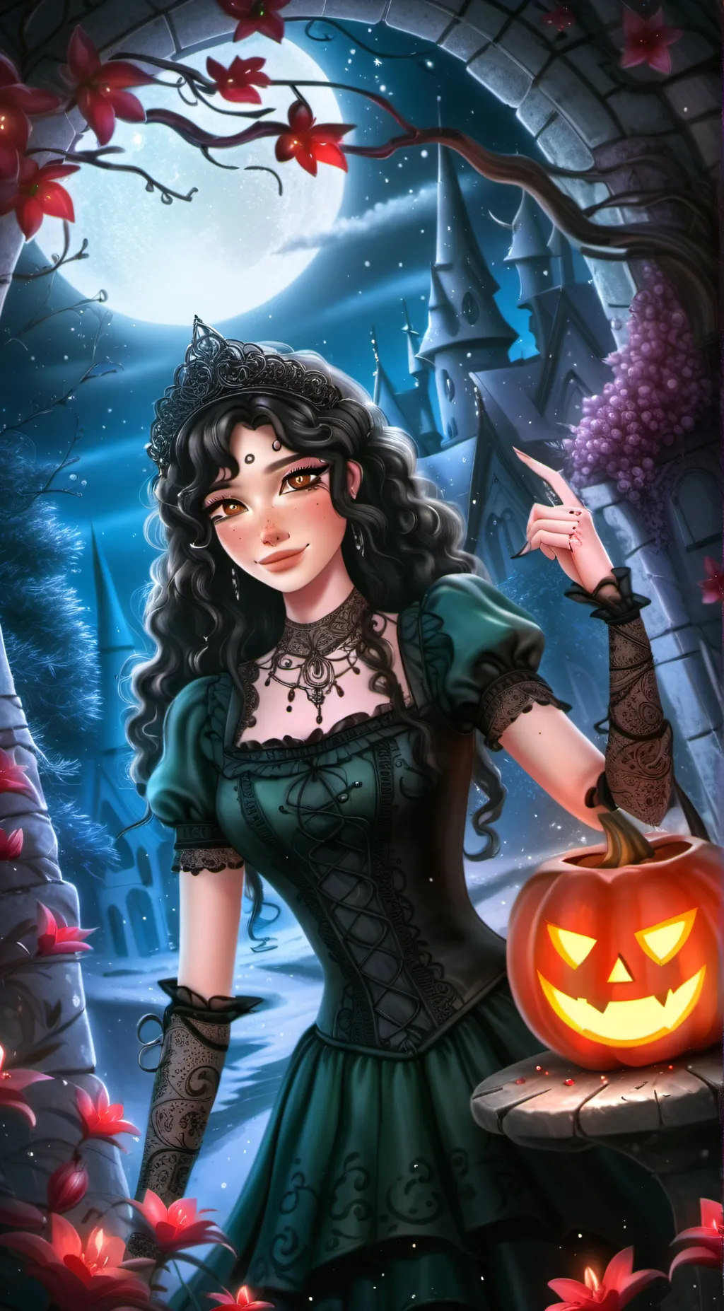 ai character: April background