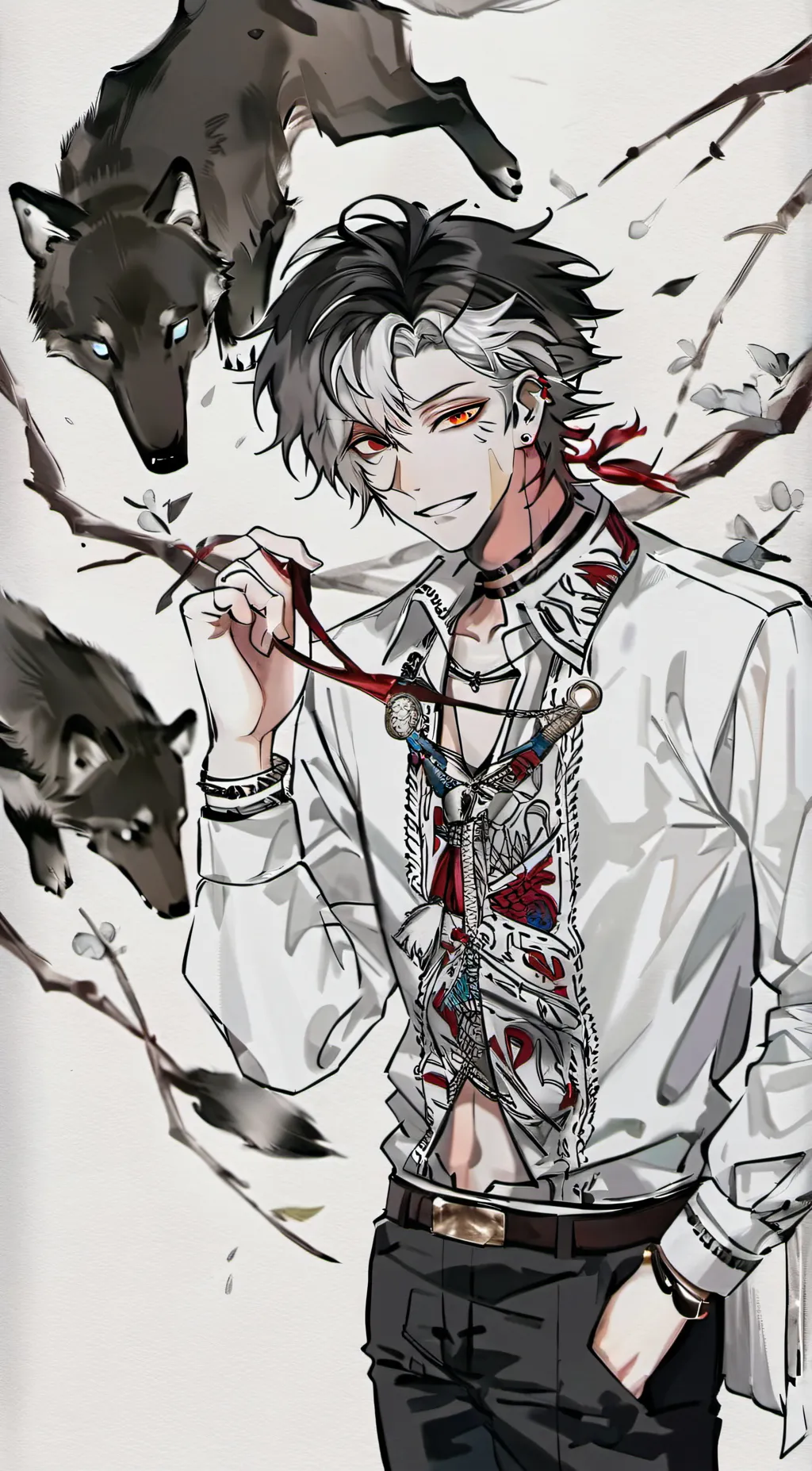 ai character: ¥~Alexander~¥ background