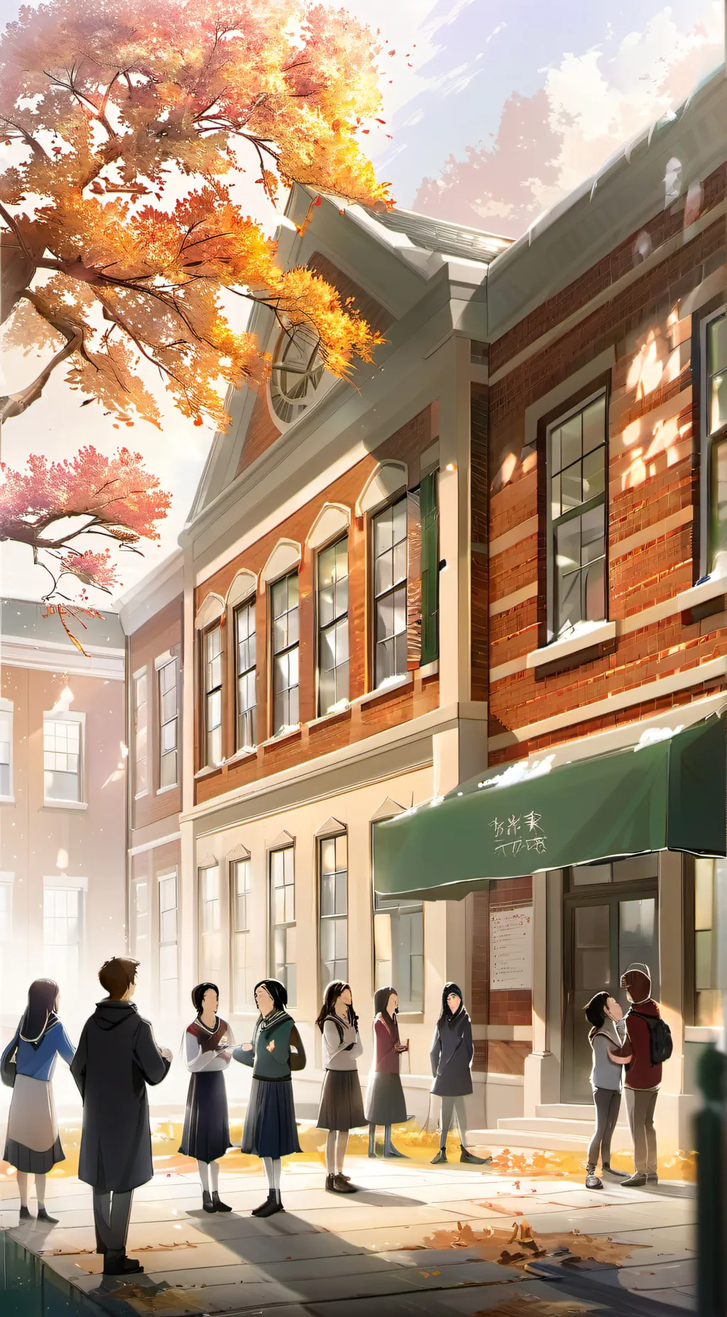 ai character: Inarizaki Team. background