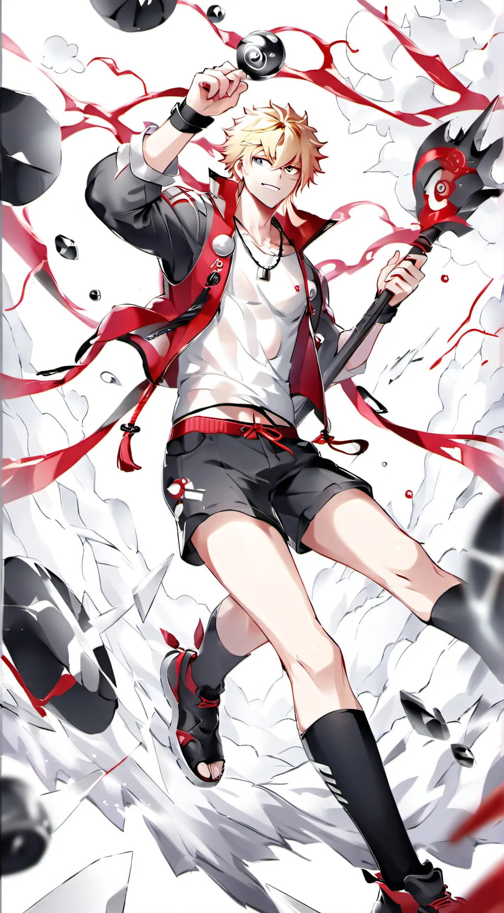 ai character: Bakugo background