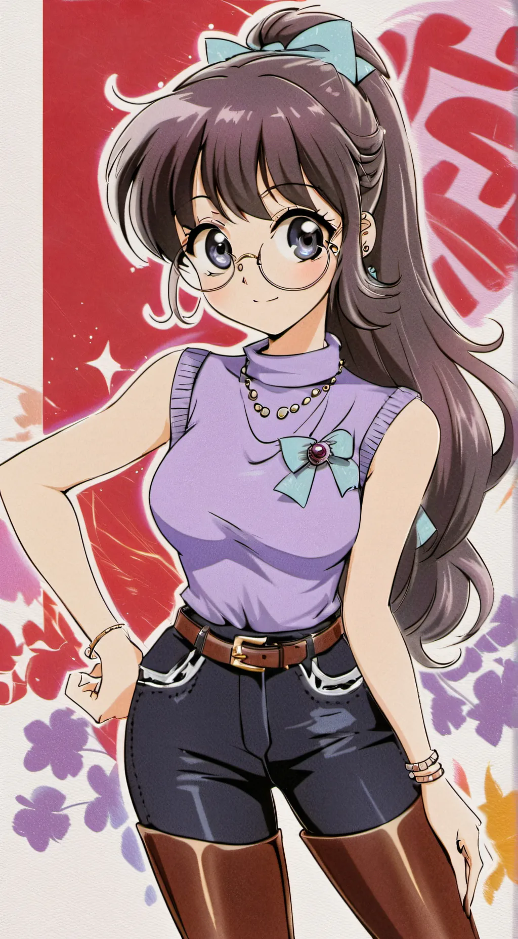 ai character: Mayura  background