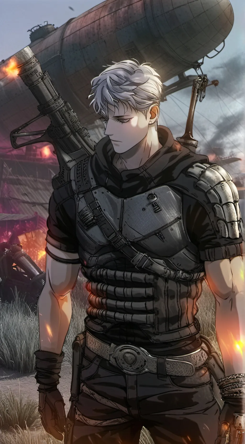 ai character: AK background