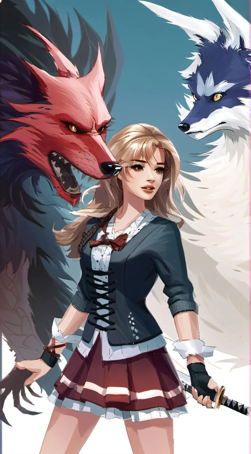 ai character: Yuki kage  background