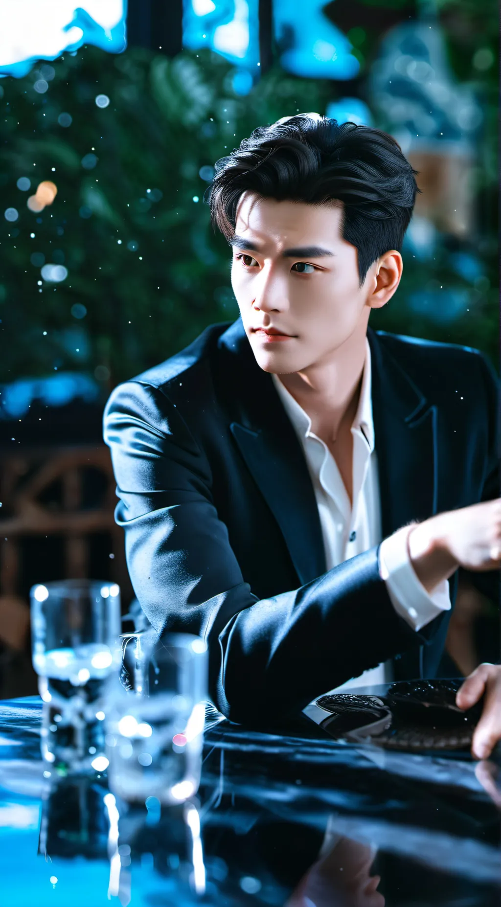 ai character: Niki Lee  background