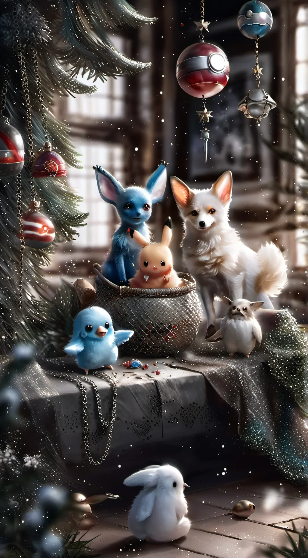 ai character: Abdon Pikachu  background