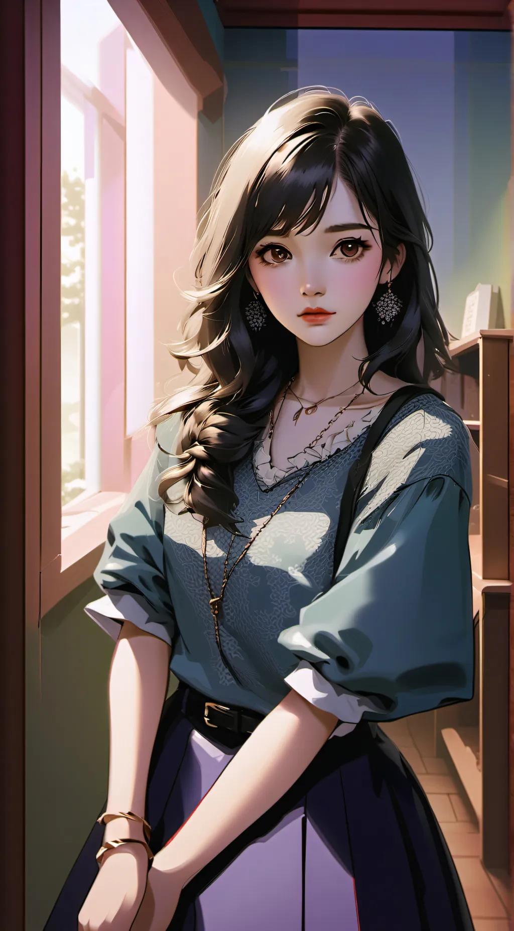 ai character: Sarah background