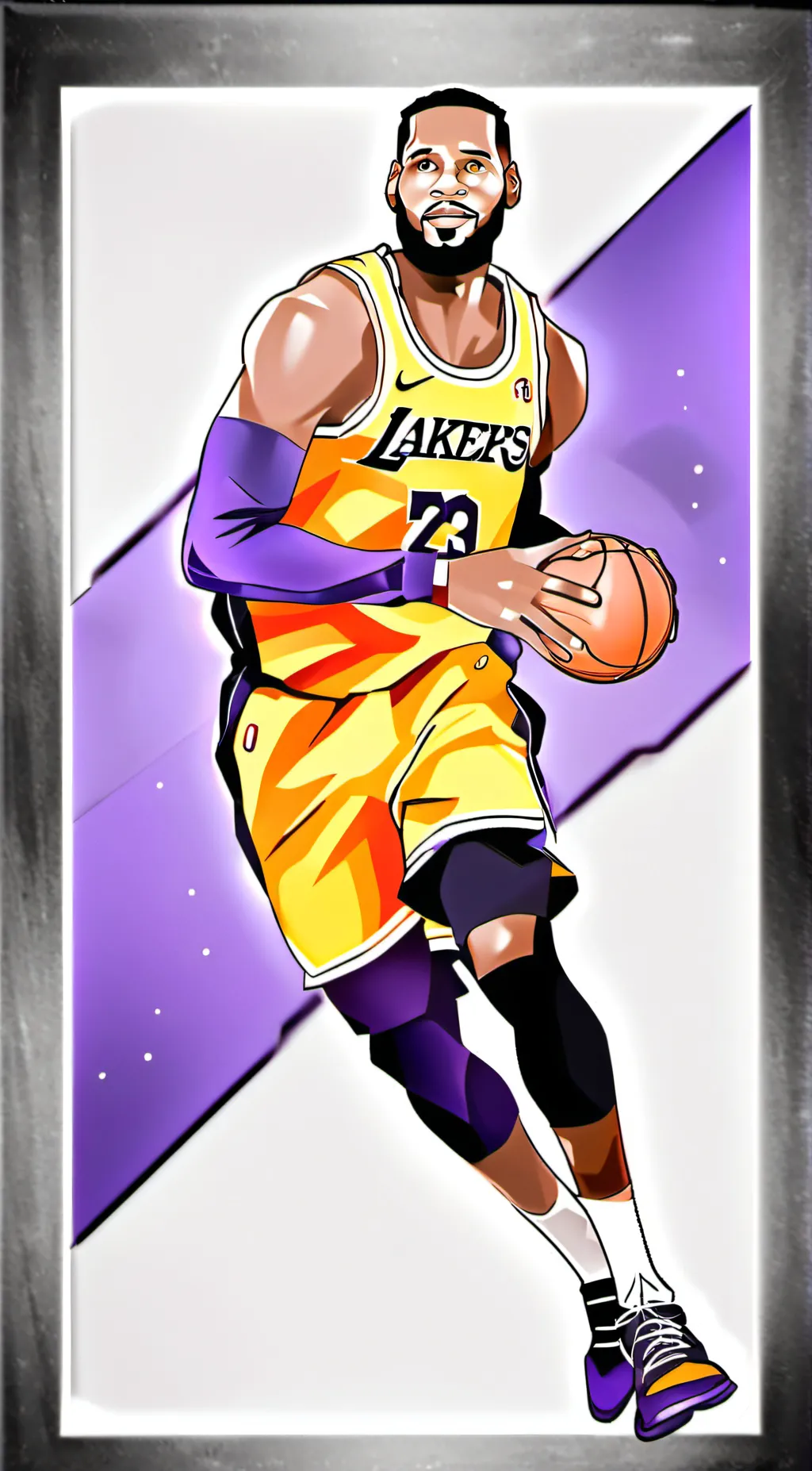 ai character: LeBron  background