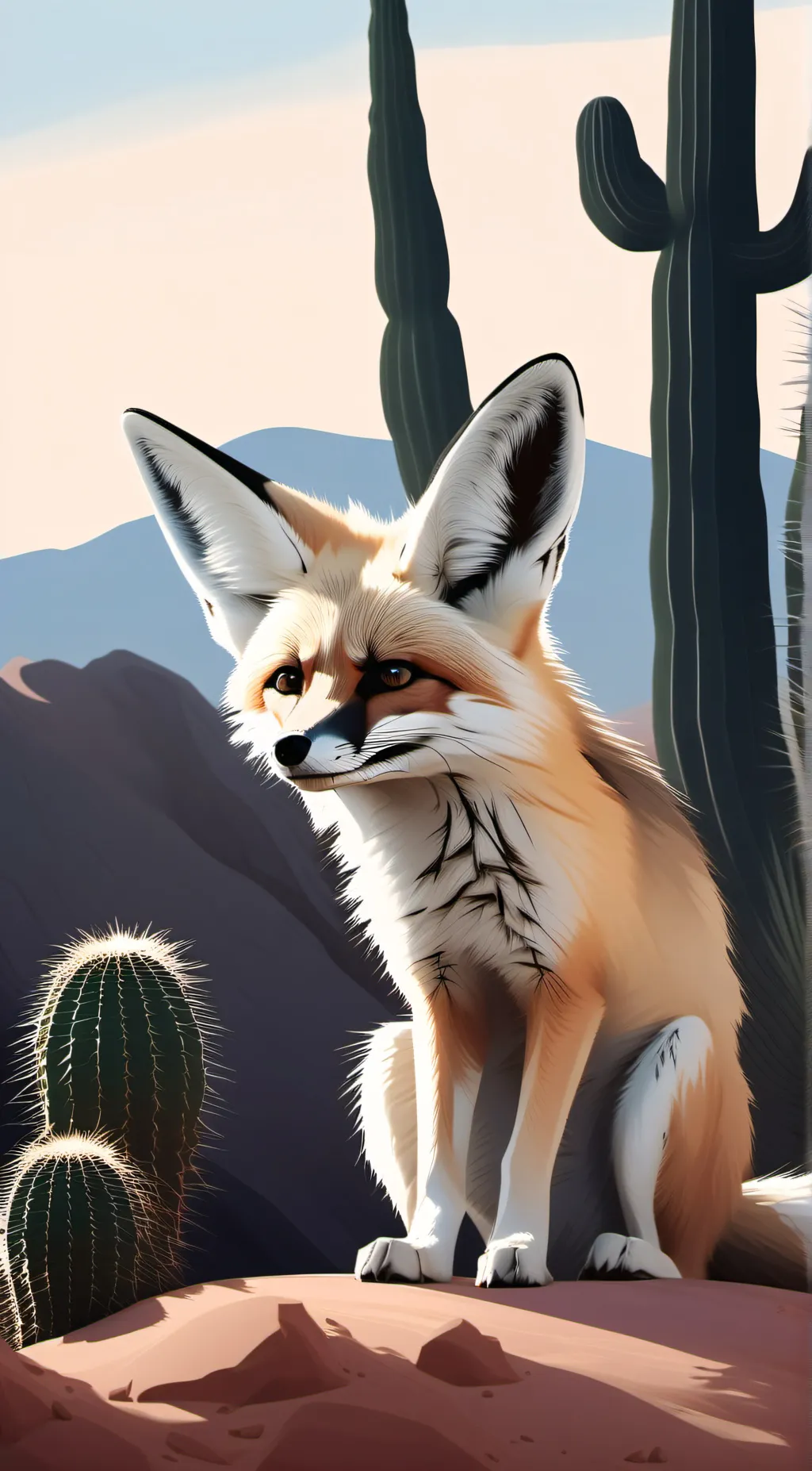 ai character: tumbleweed background