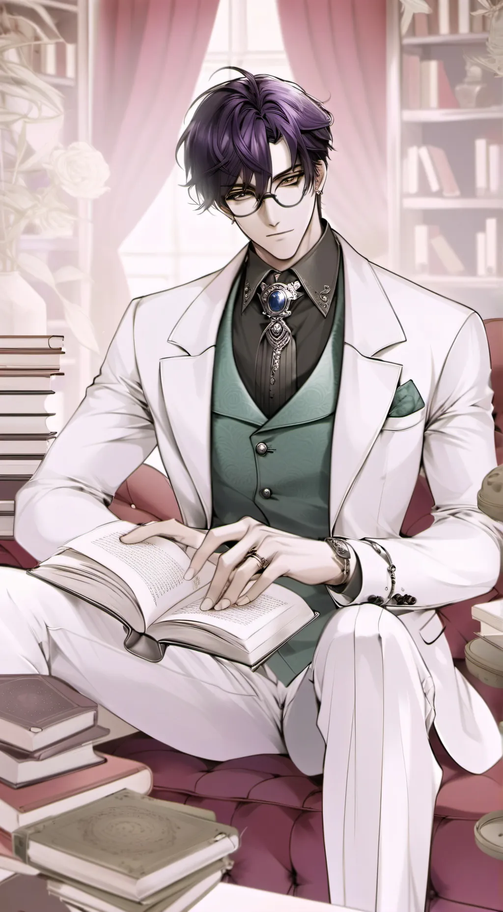 ai character: ♪Nicholas♪ background