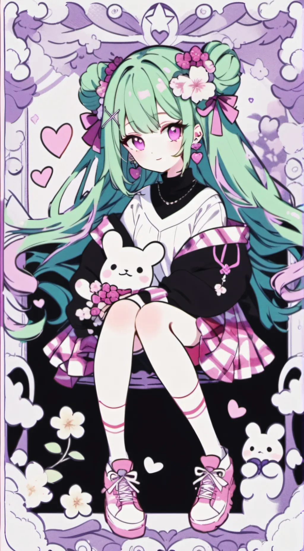 ai character: 💜JOY 💜 background