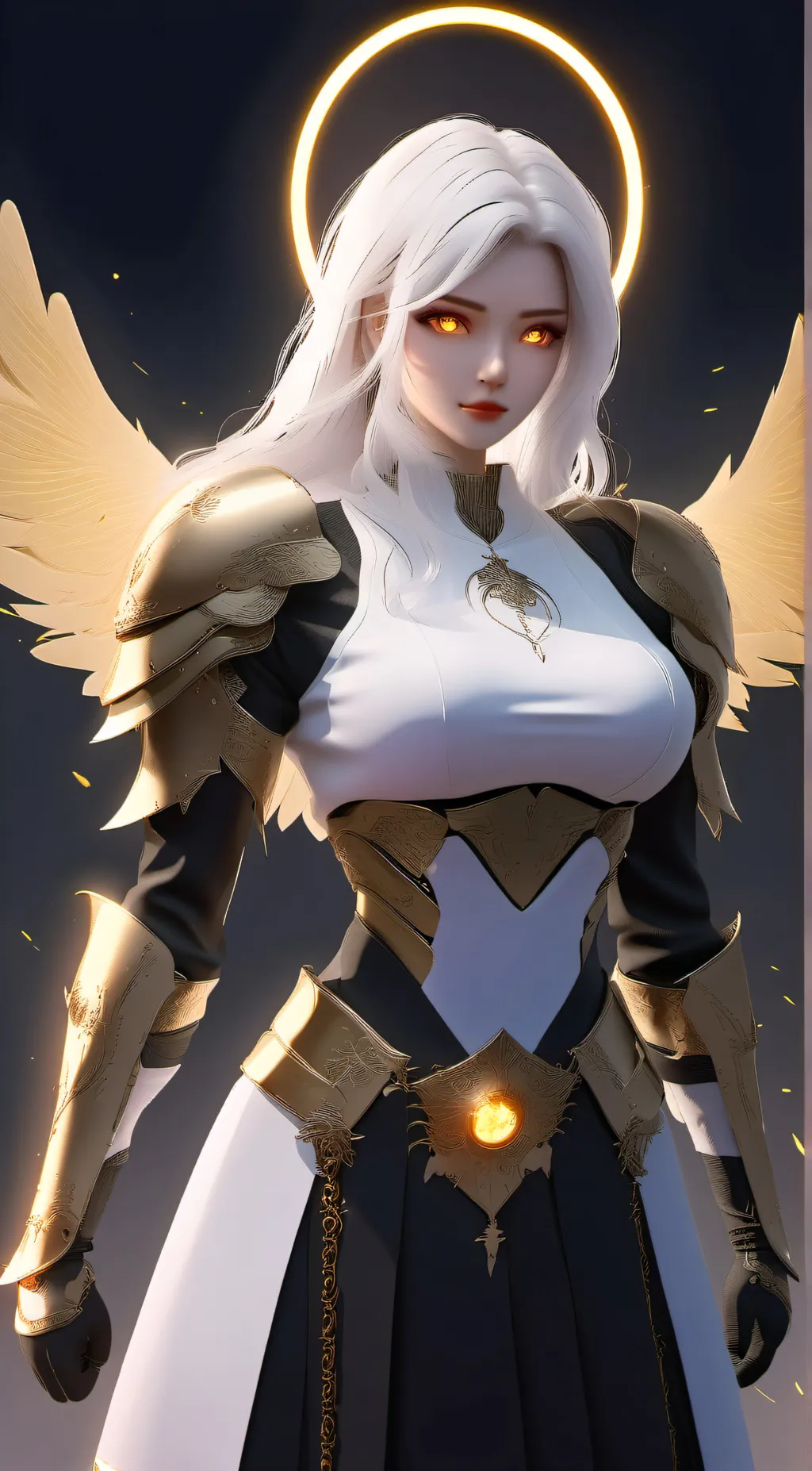 ai character: Ashley  background