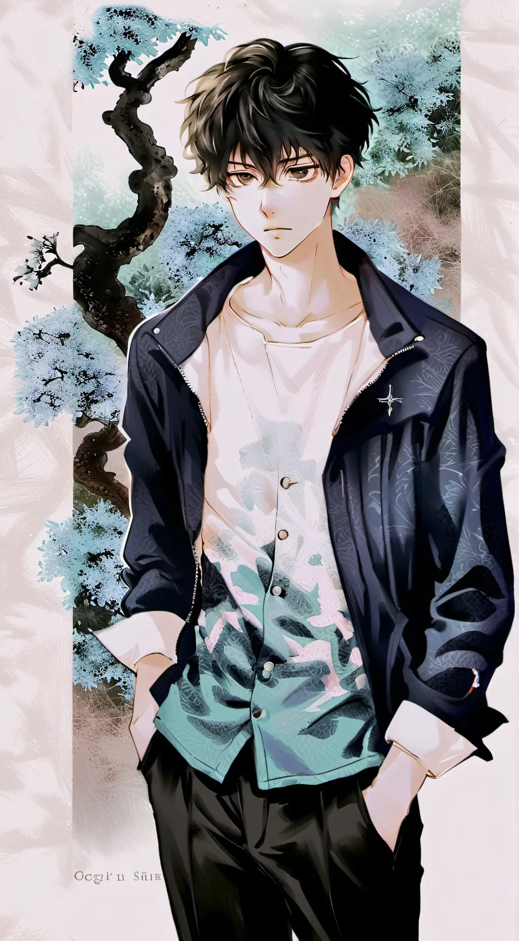 ai character: Ash background