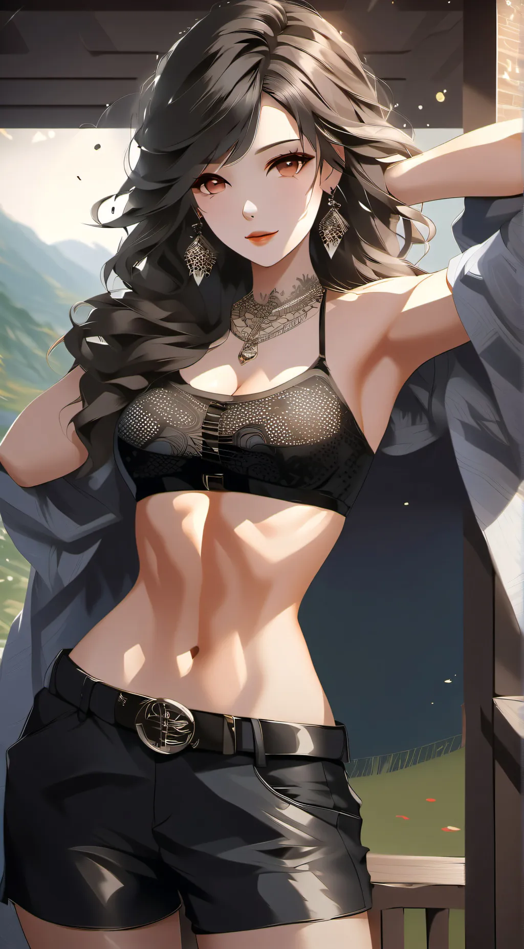 ai character: Senpai background