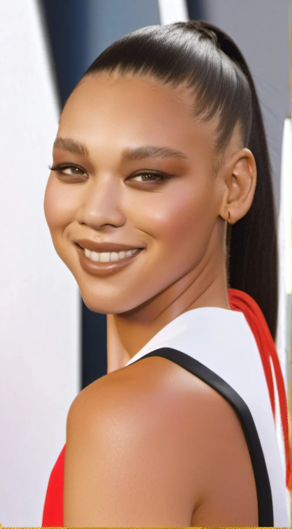 ai character: Alexandra Shipp background