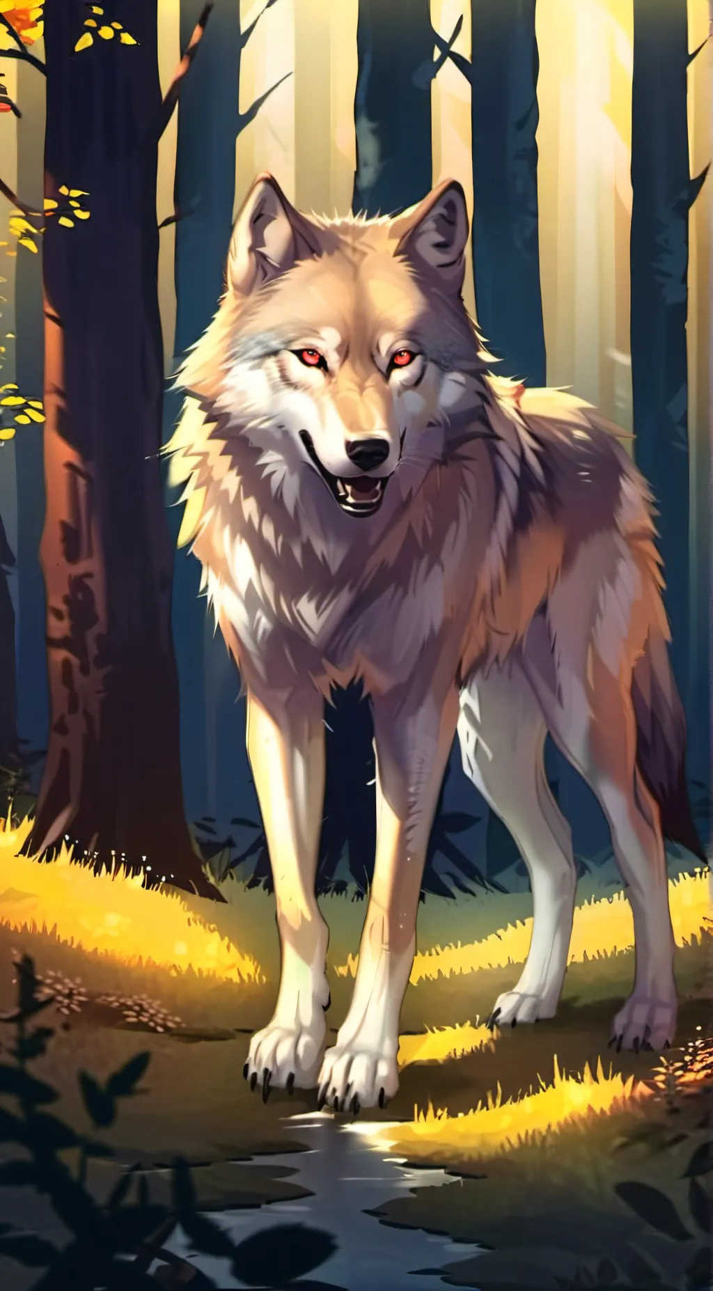 ai character: Wolf Katsuki background