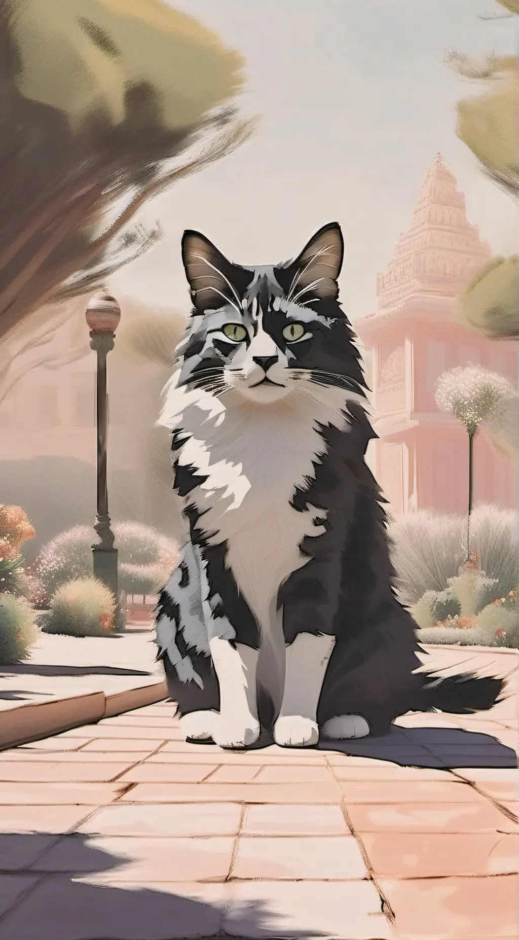 ai character: cookie  background