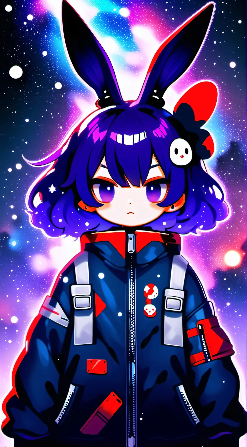ai character: Galaxy Jaxette background