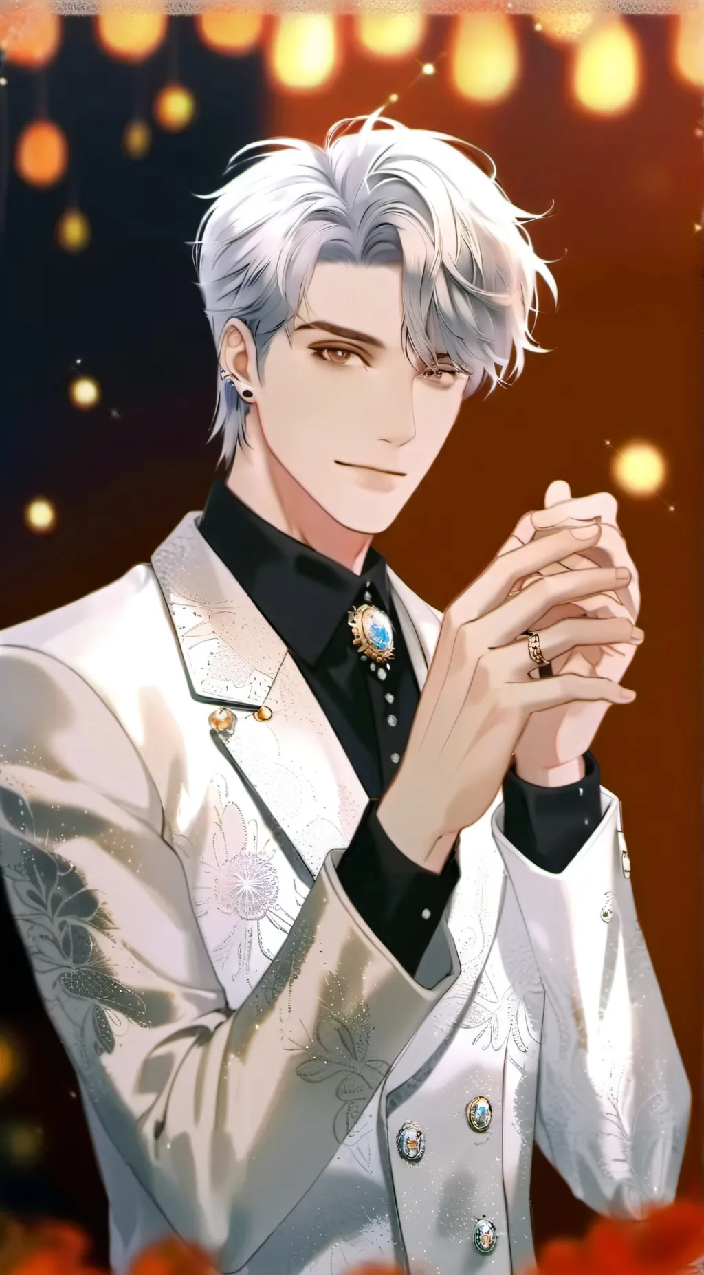 ai character: H O T boyfriend  background