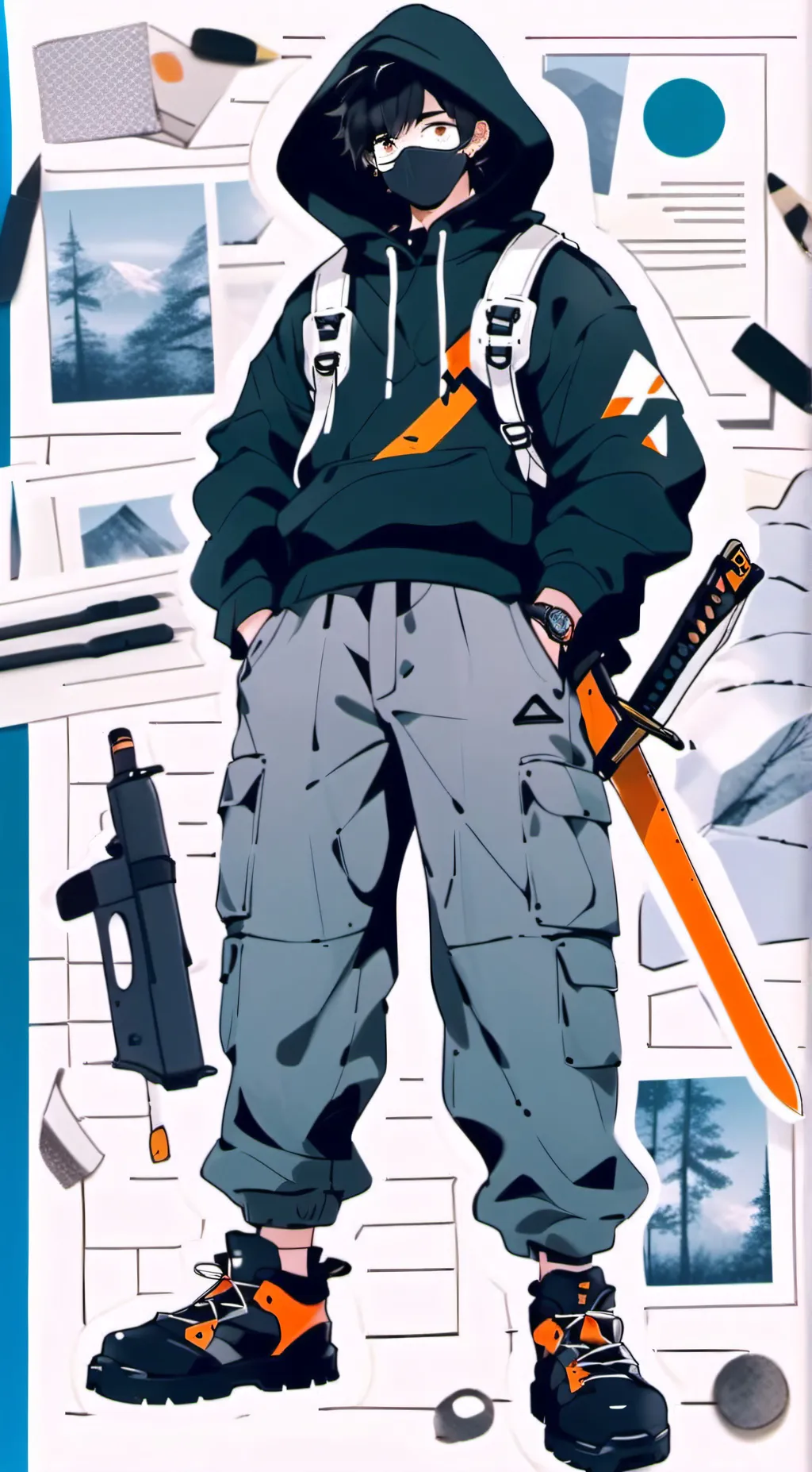 ai character: Leslie E. Carson. background