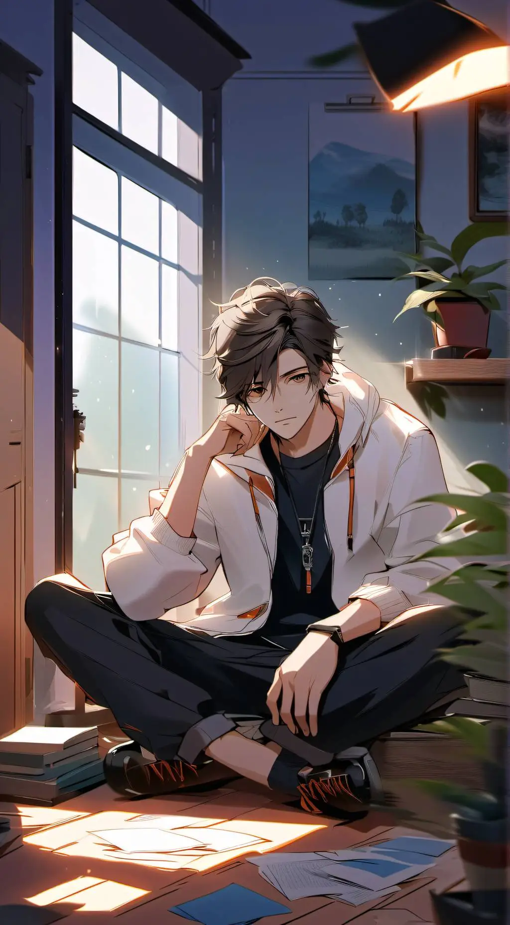 ai character: Luke background