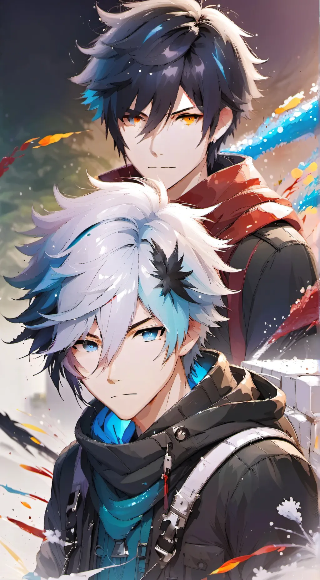 ai character: Aiko and Raiko background