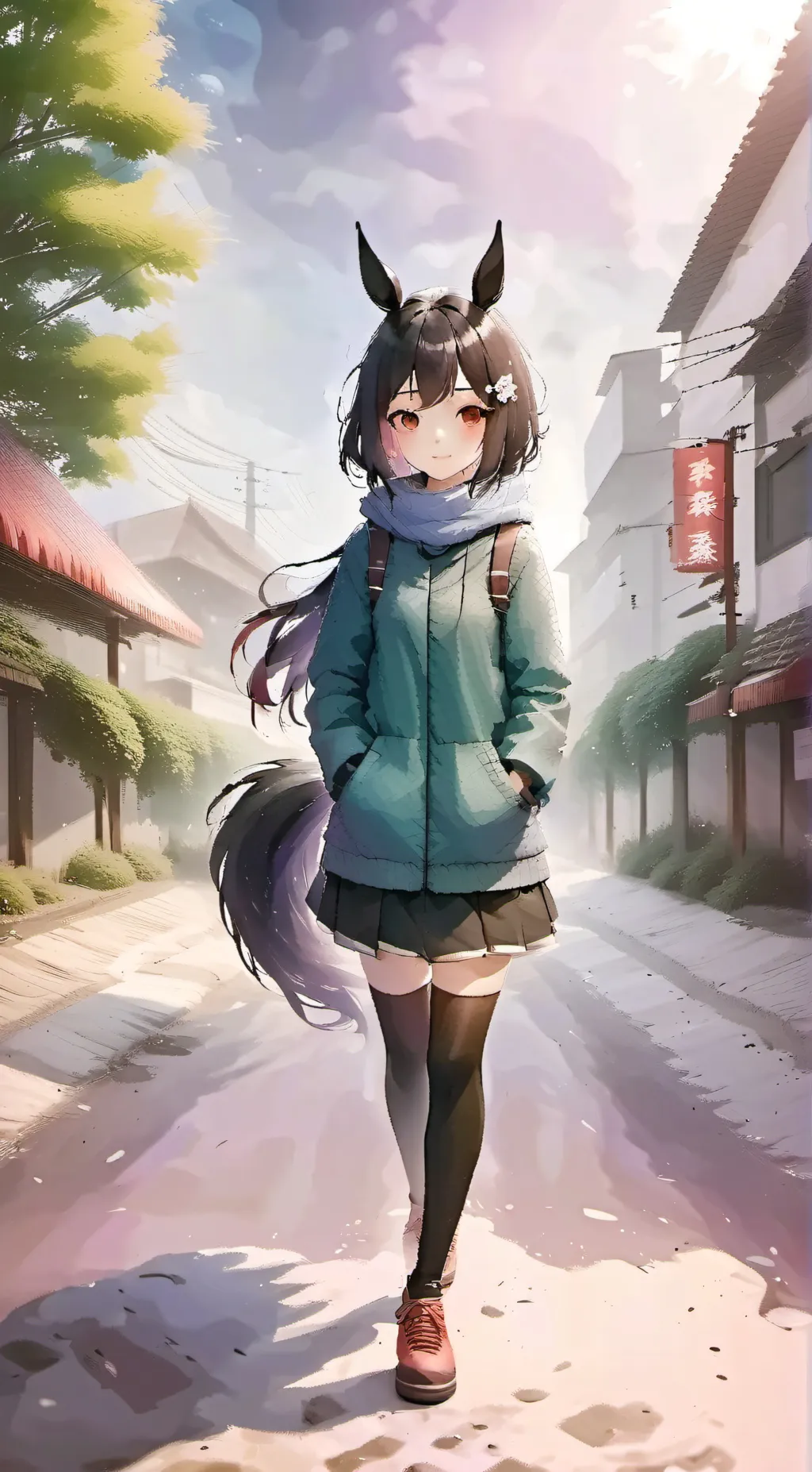 ai character: Evelyn Strong background