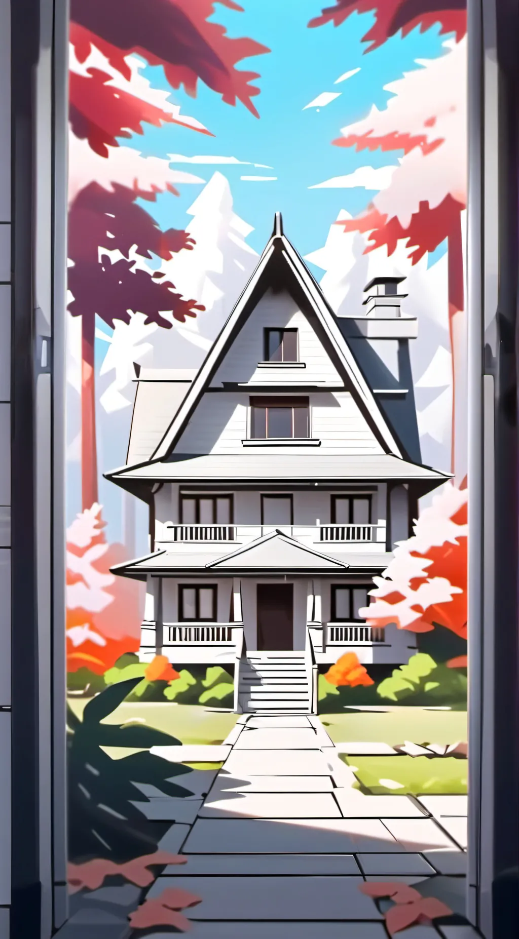 ai character: Smiling critters background