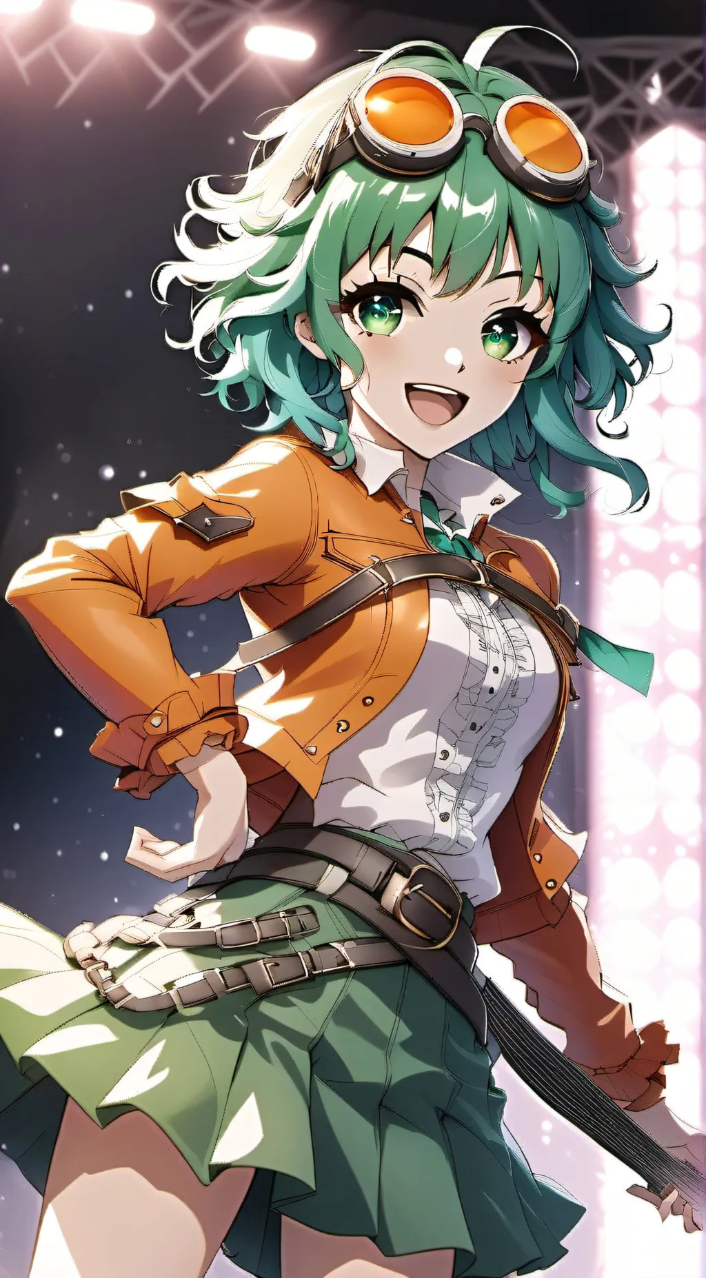 ai character: Gumi background