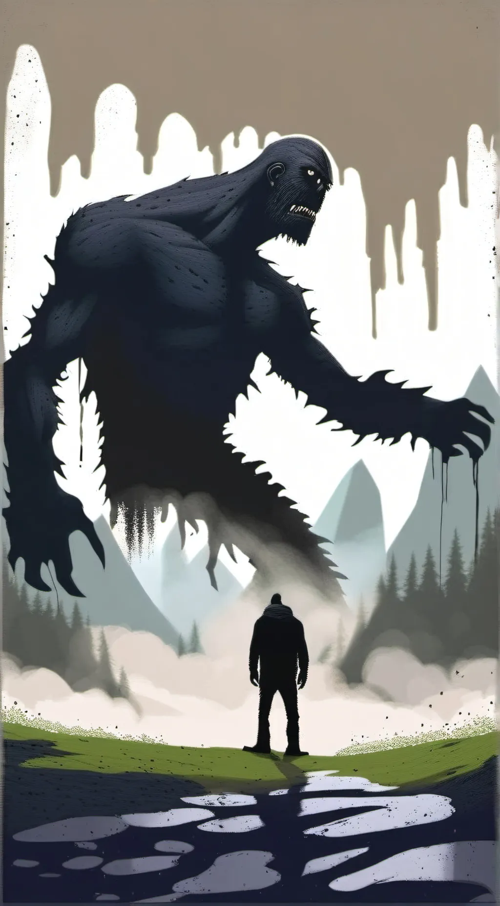 ai character: breaking news  background