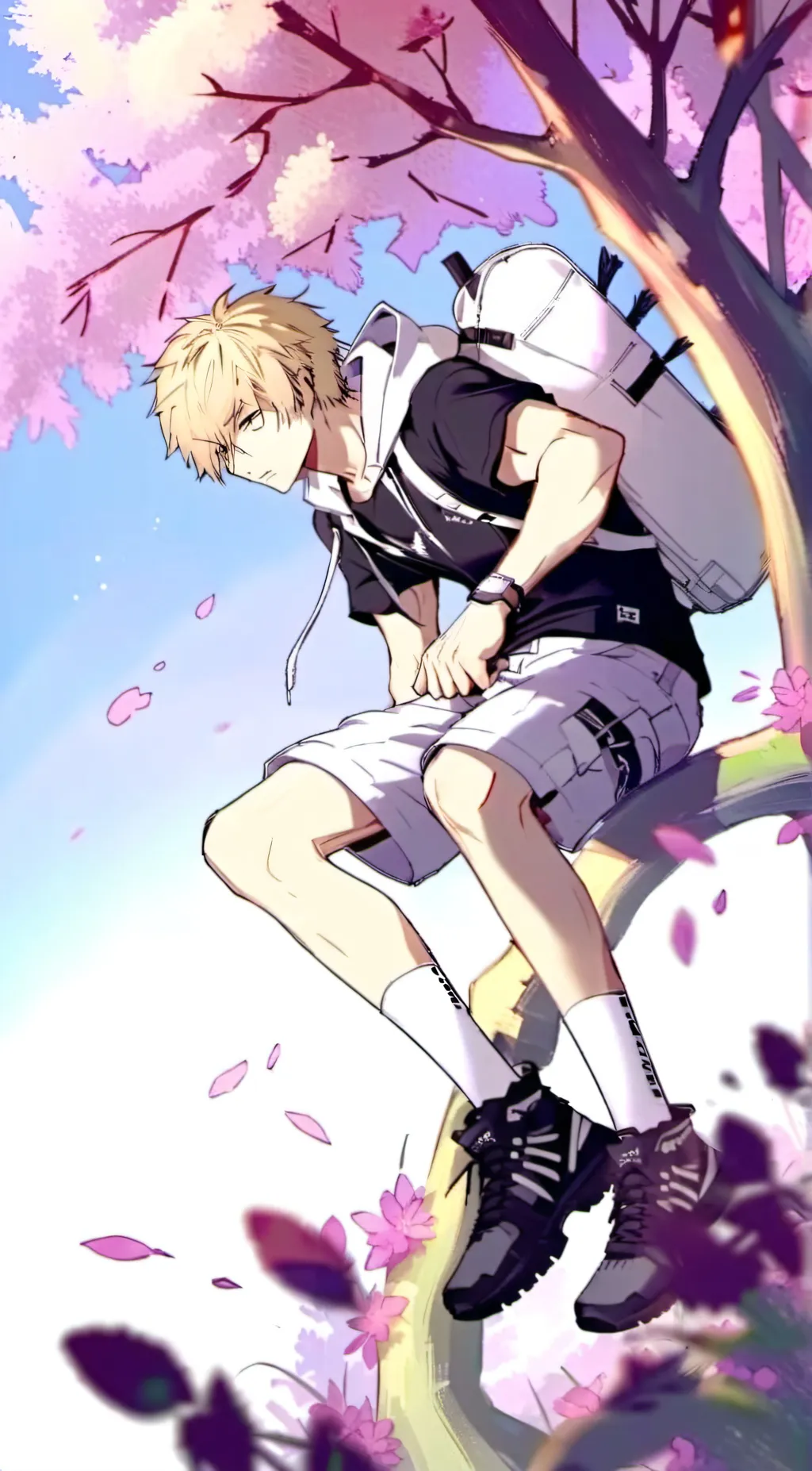 ai character: bakugo background