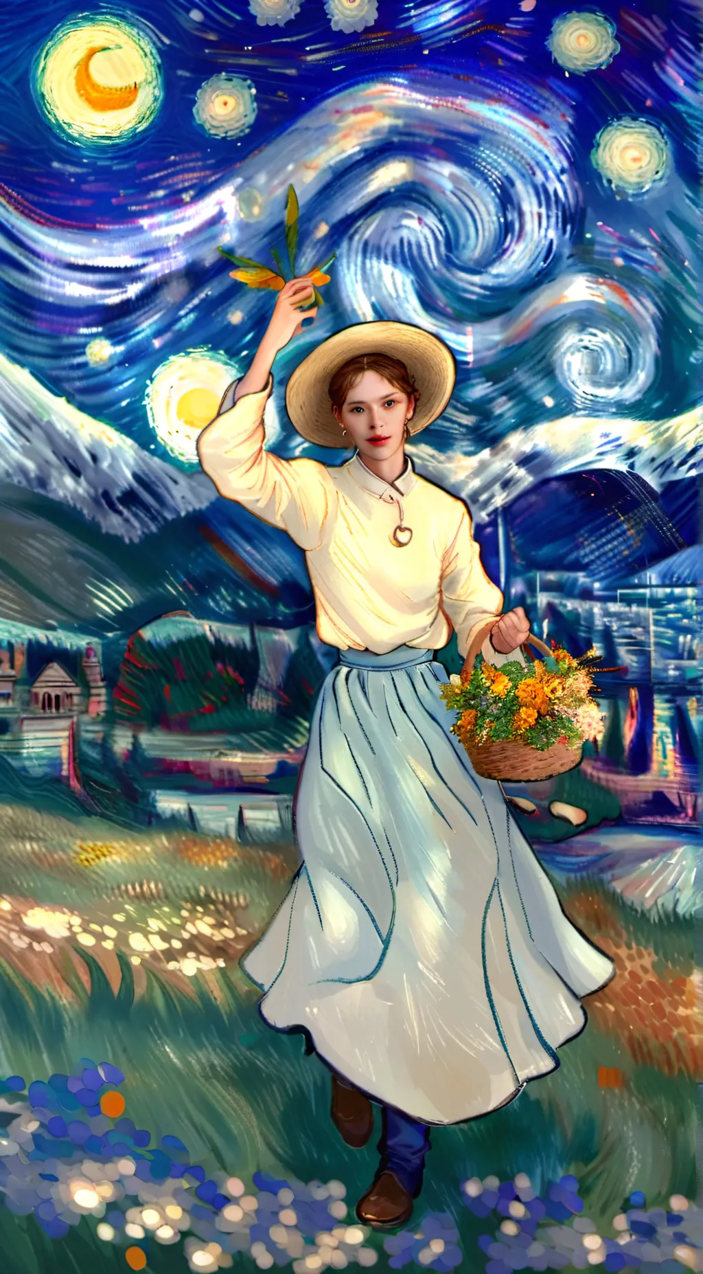 ai character: Cecilia background