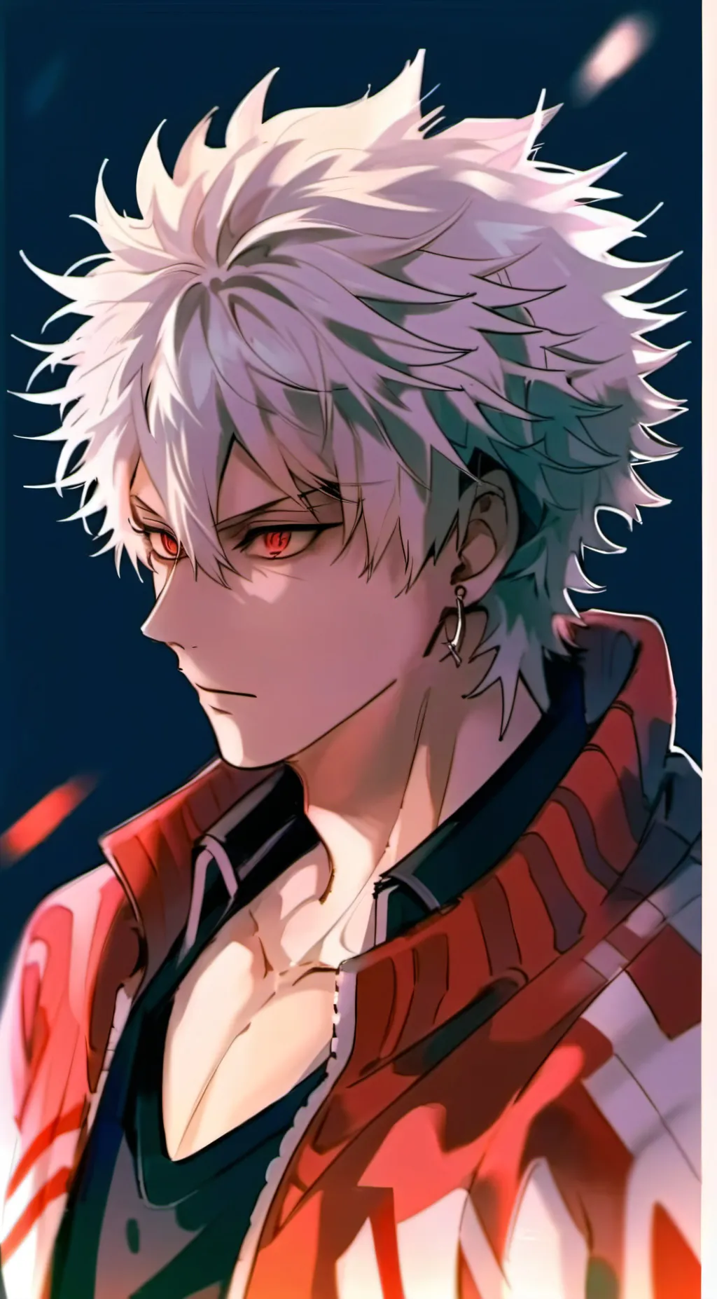 ai character: Katsuki bakugo  background
