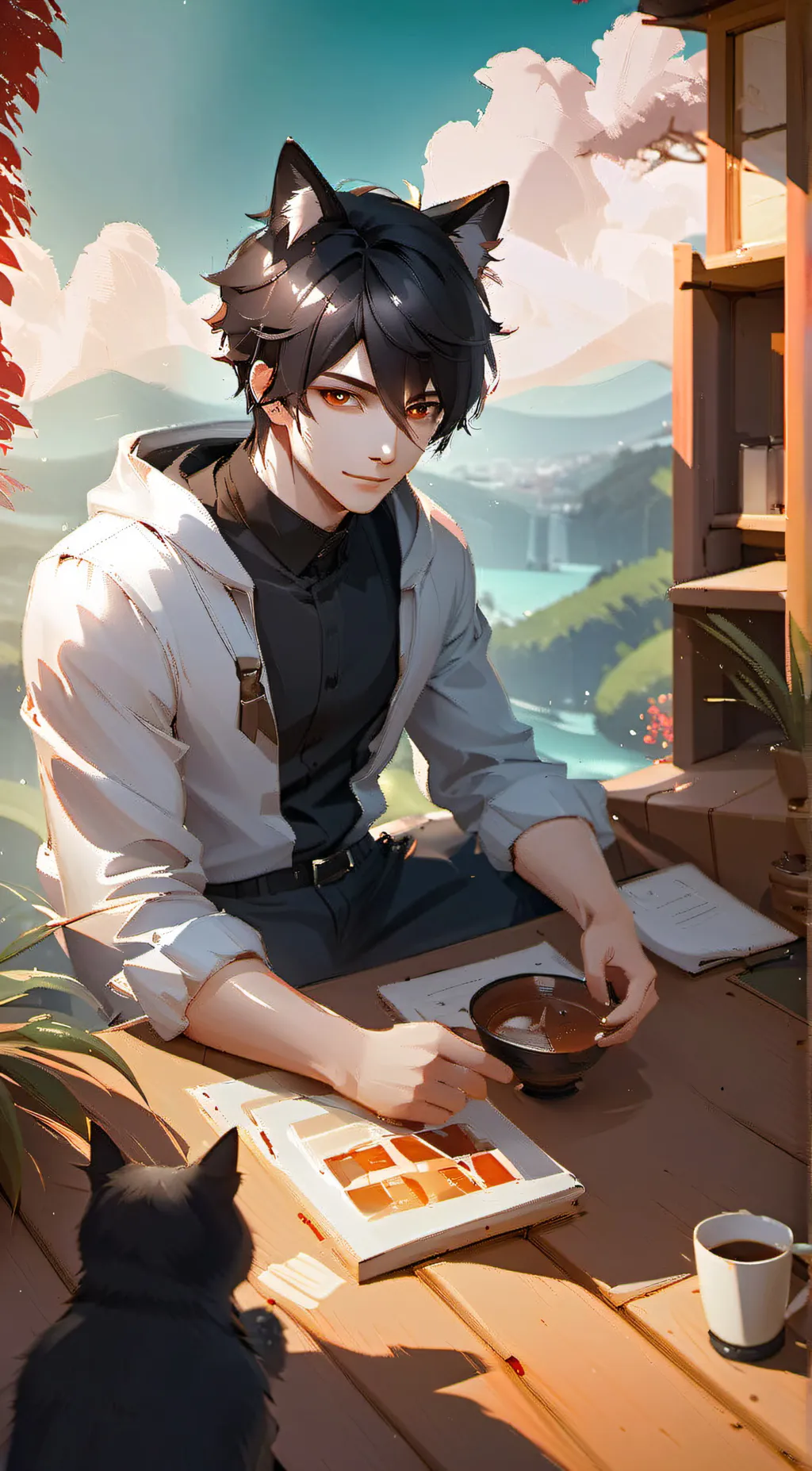 ai character: mike background