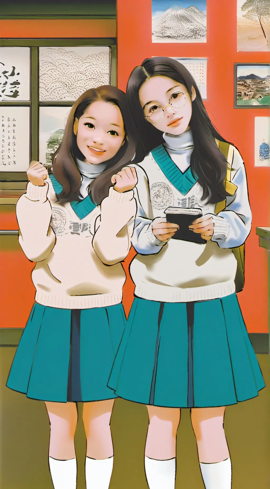 ai character: Copy ai  background