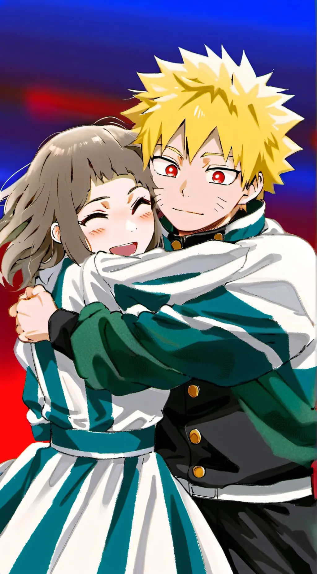 ai character: Katsuki bakugou background