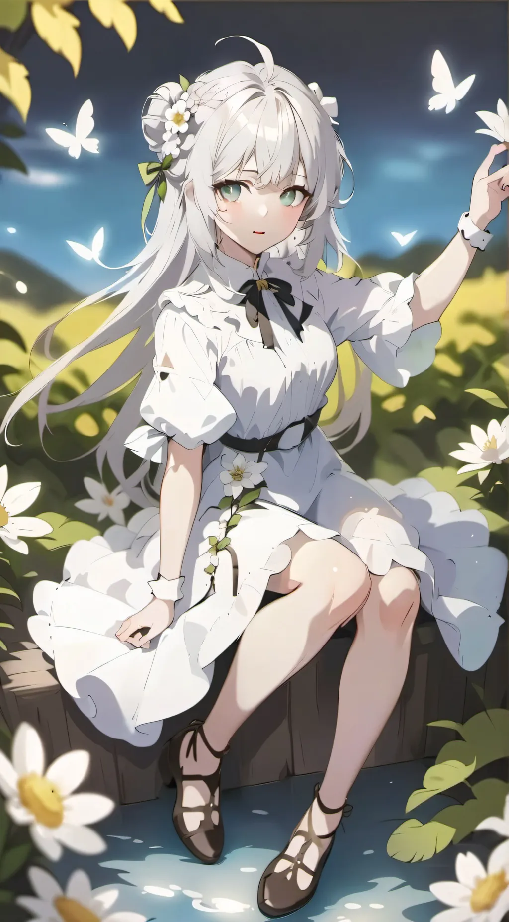 ai character: The laptop background