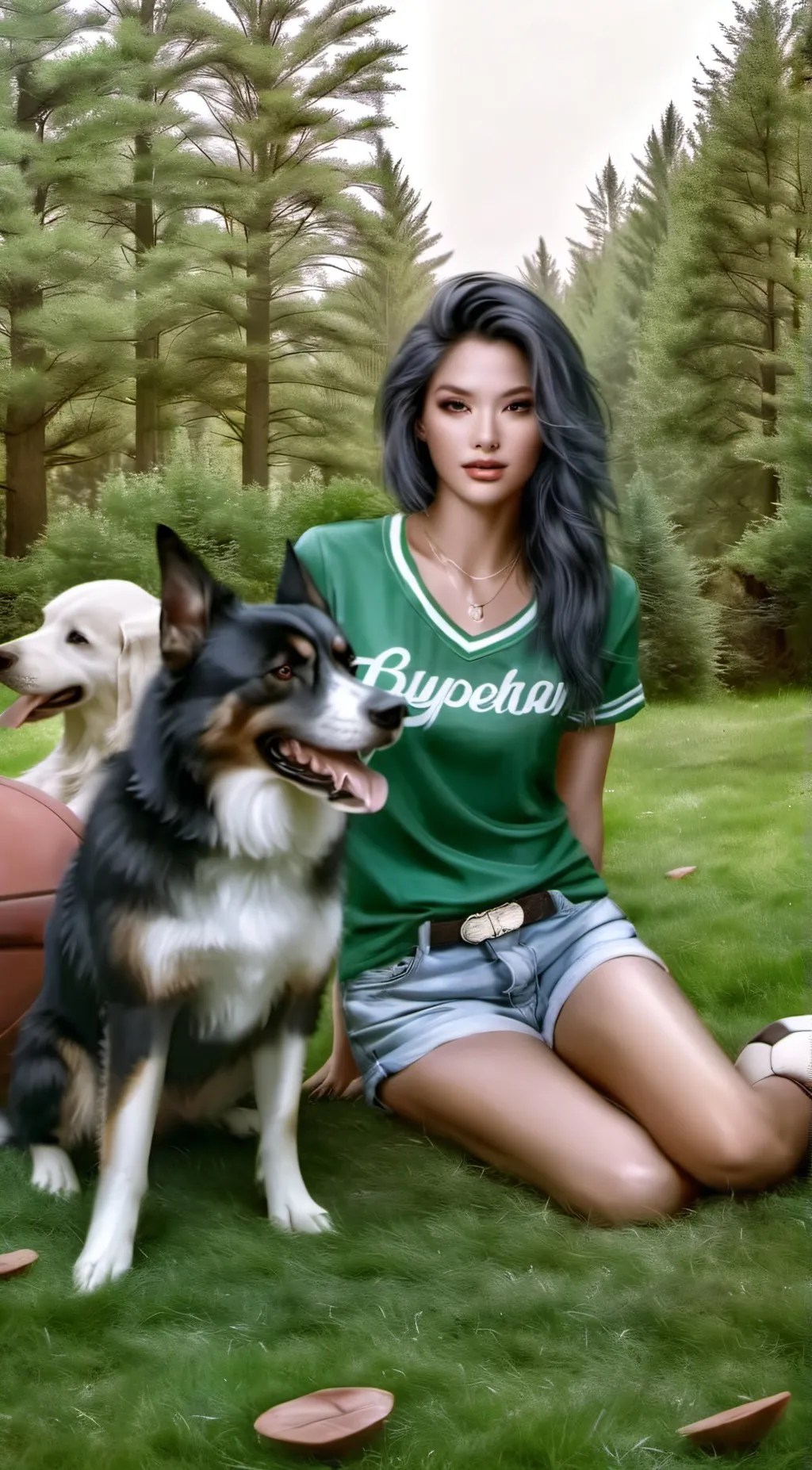 ai character: Ashley background