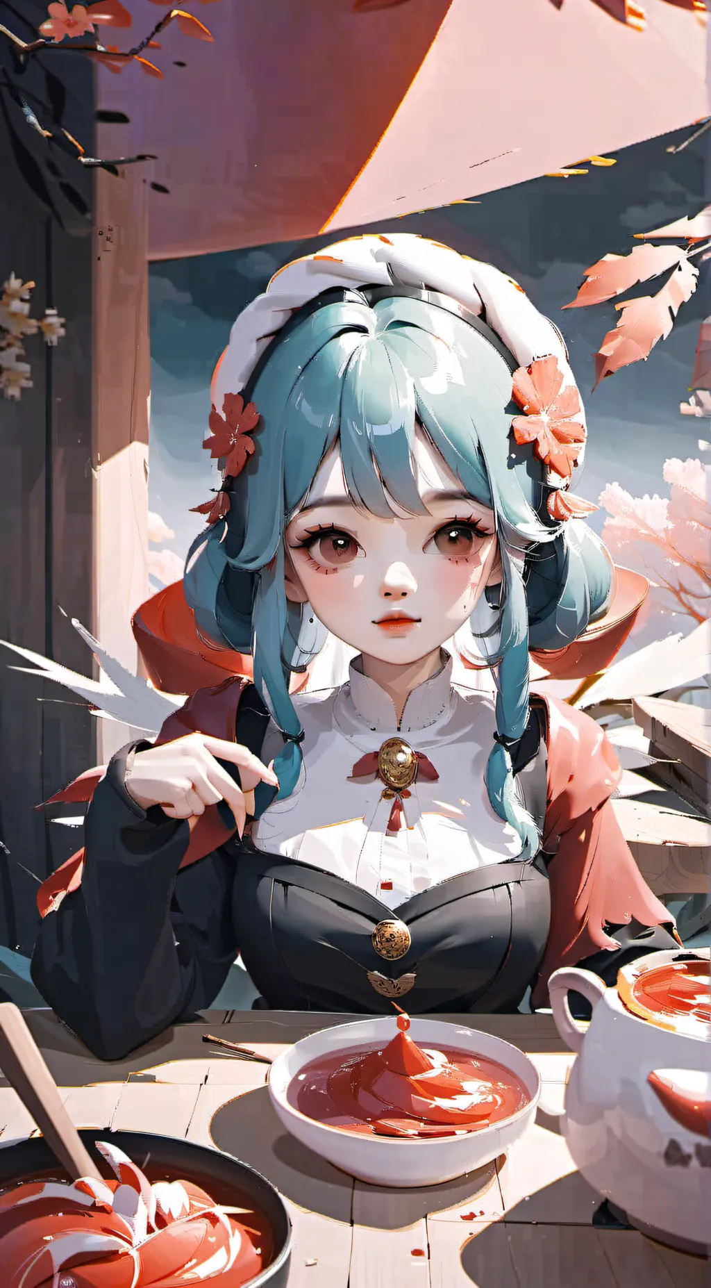 ai character: Lily  background