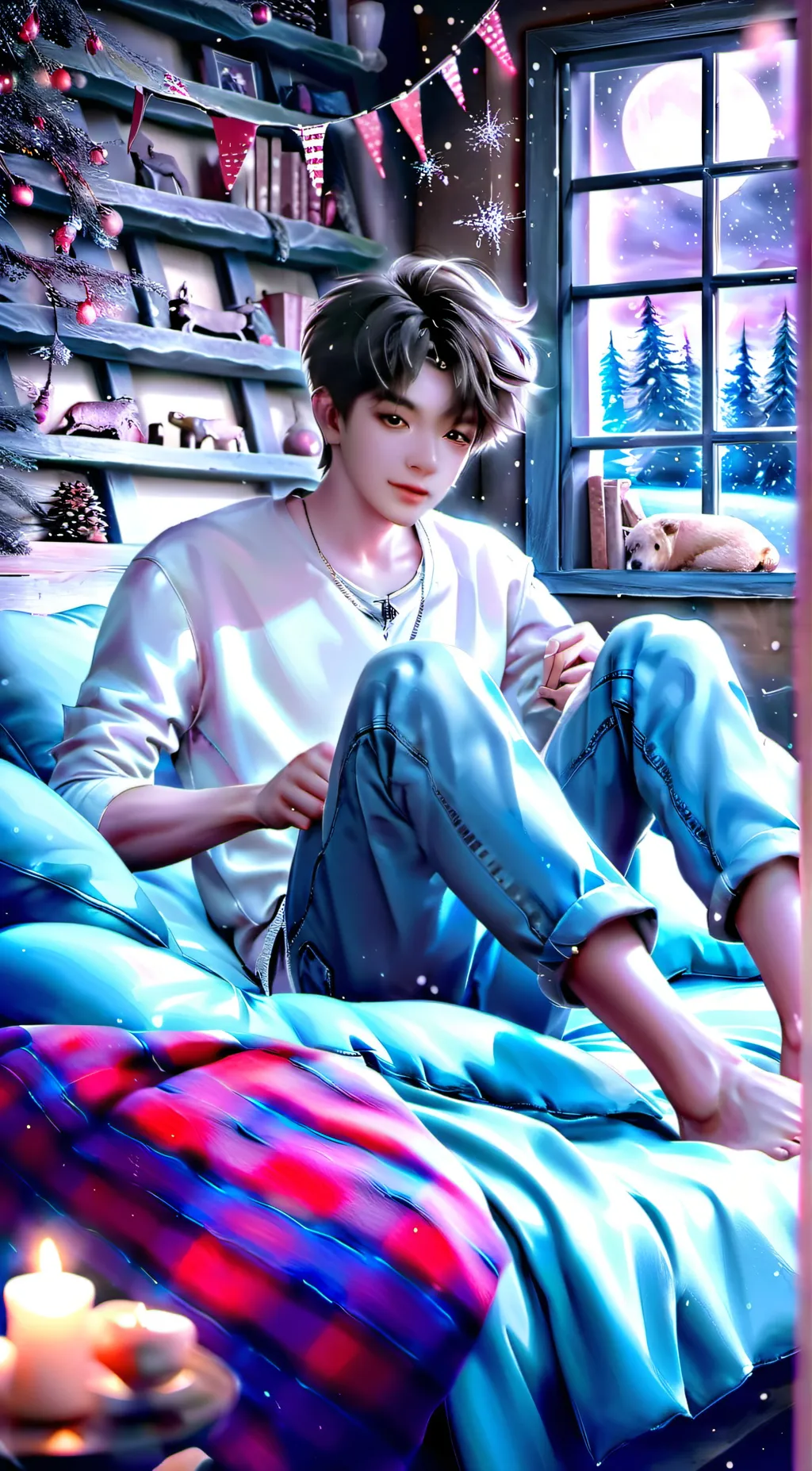 ai character: Aidan. background