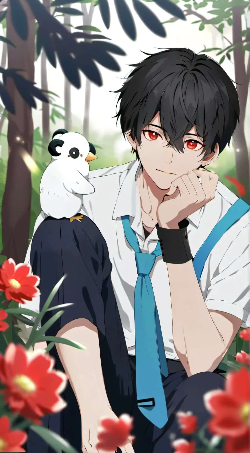 ai character: Zeus  background