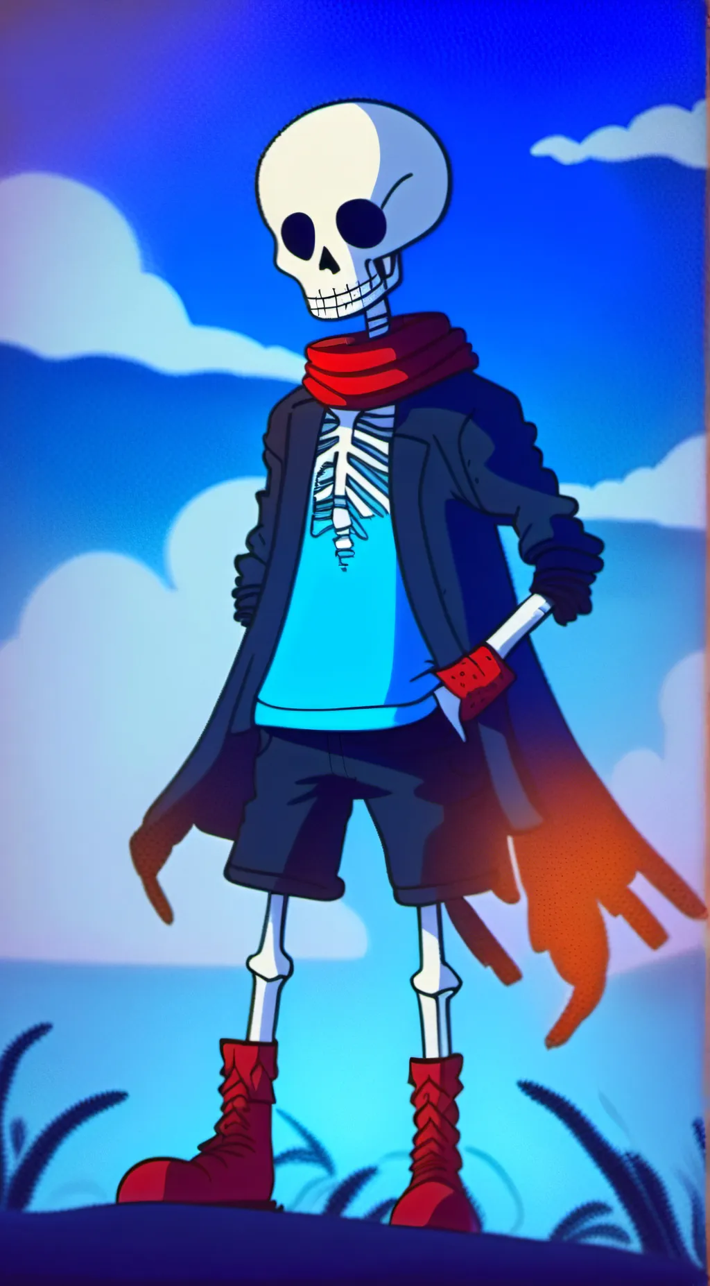 ai character: Papyrus  background