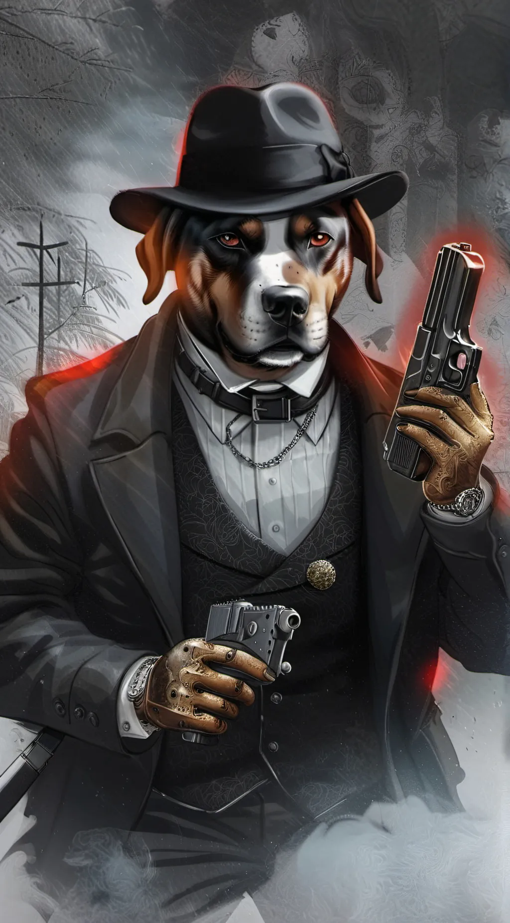 Talkie AI - Chat with Gangster dog