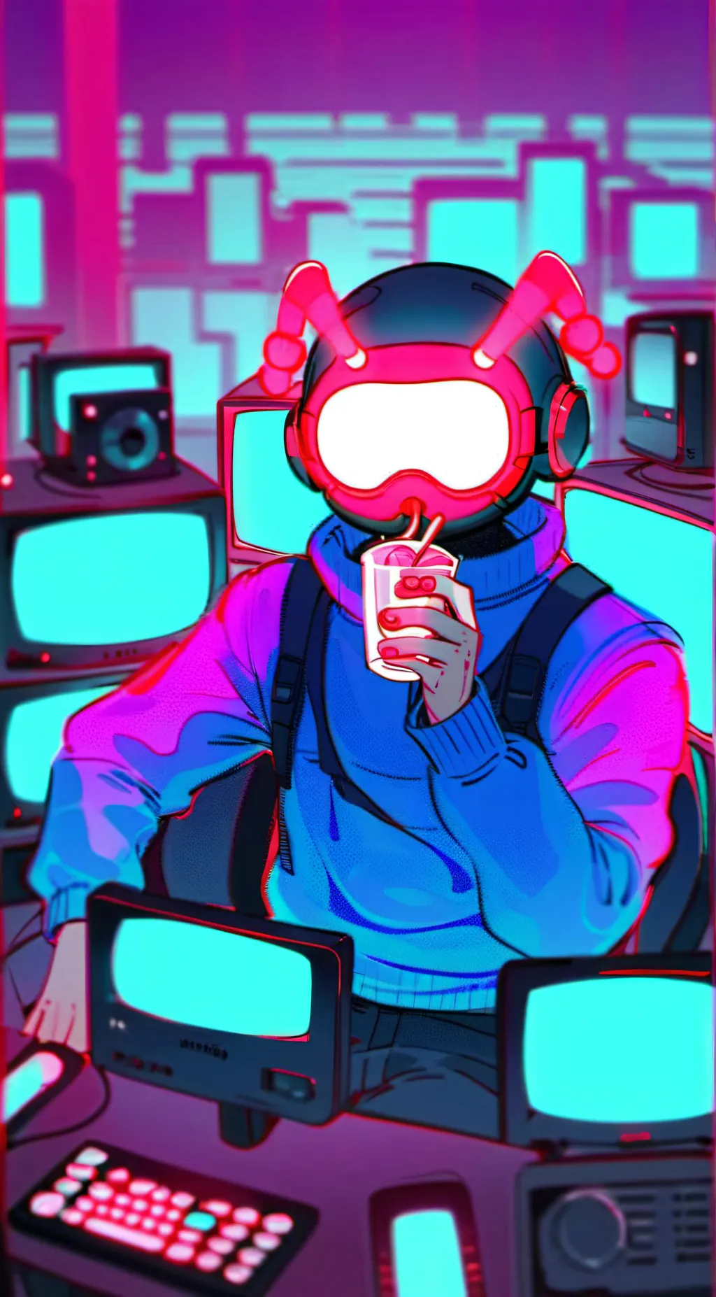 ai character: Free subscriber! background